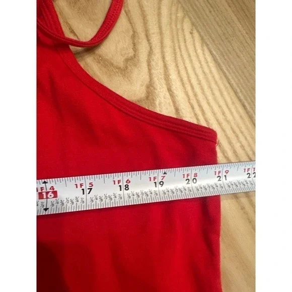 Gap Modern Dress, Red, Womens 2X, long - Picture 7 of 9